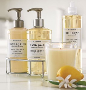 Meyer Lemon Hand soap and lotion Williams-Sonoma