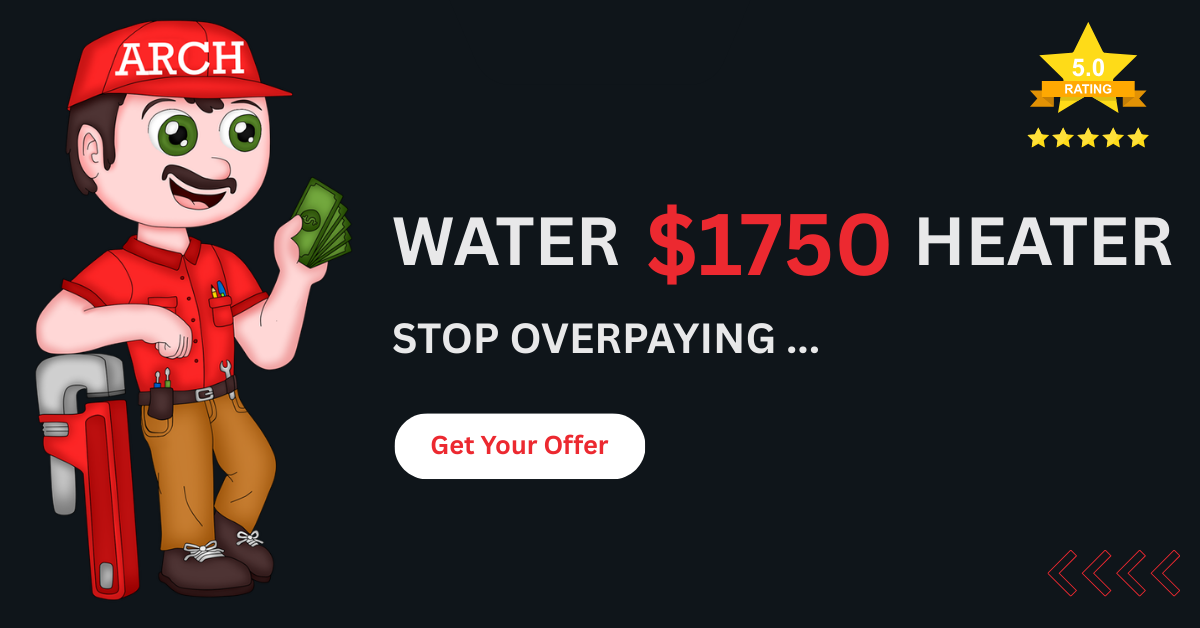 water heater arch plumbing