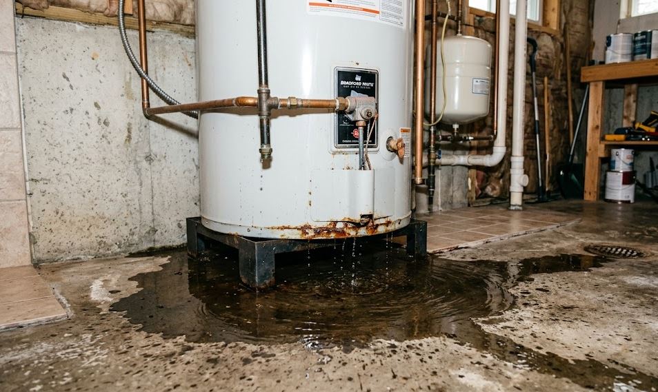 why is my water heater leaking from the bottom