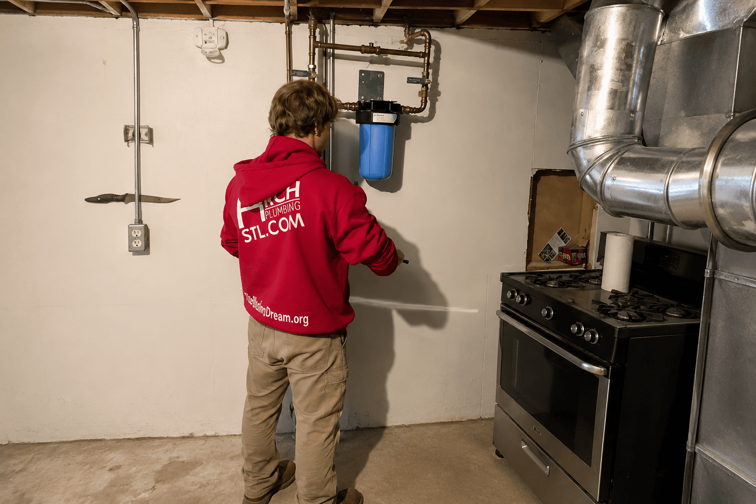 whole-house water filter replacement
