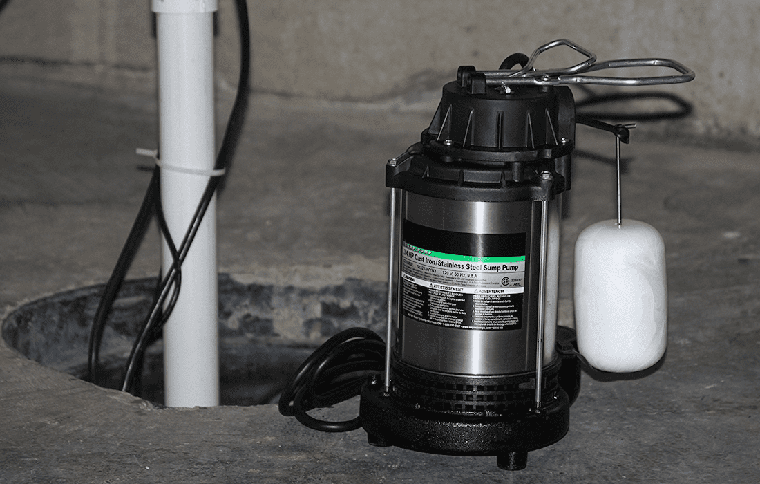 sump pump running constantly